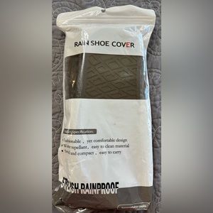 Unisex Adult Black Rain Shoe Cover NWT Size Medium